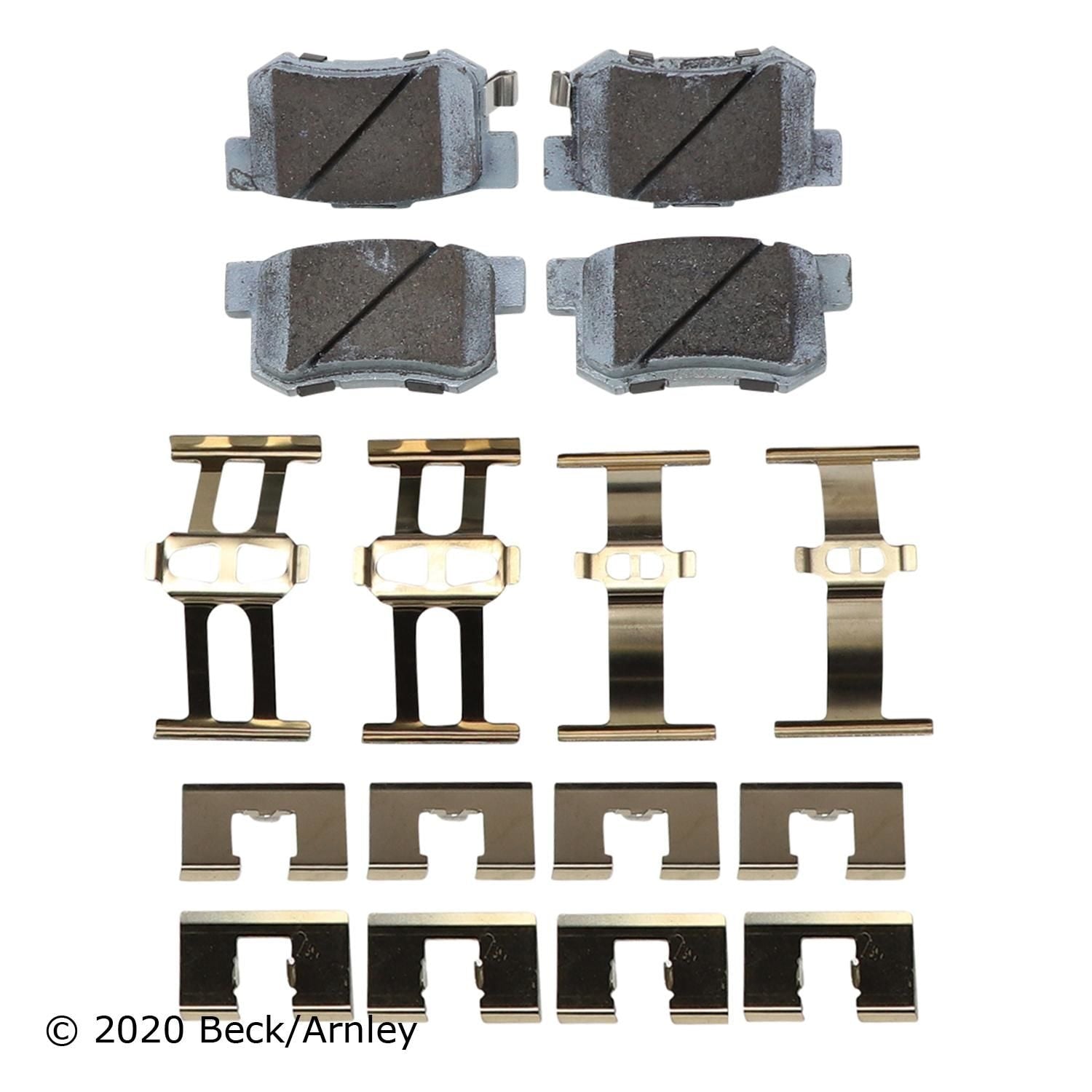 Beck / Arnley Ceramic Disc Brake Pad Set 085-6467