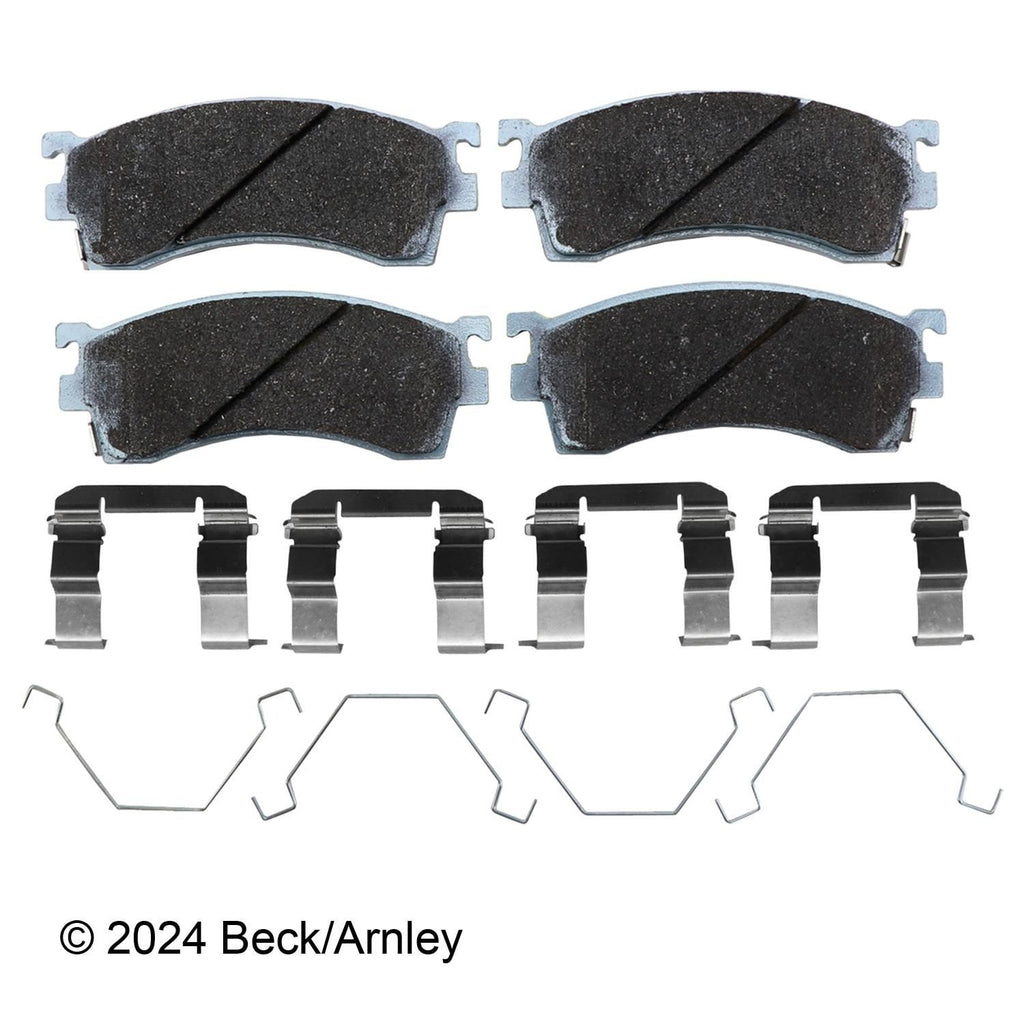 Beck / Arnley Semi - metallic Disc Brake Pad Set 085-6471