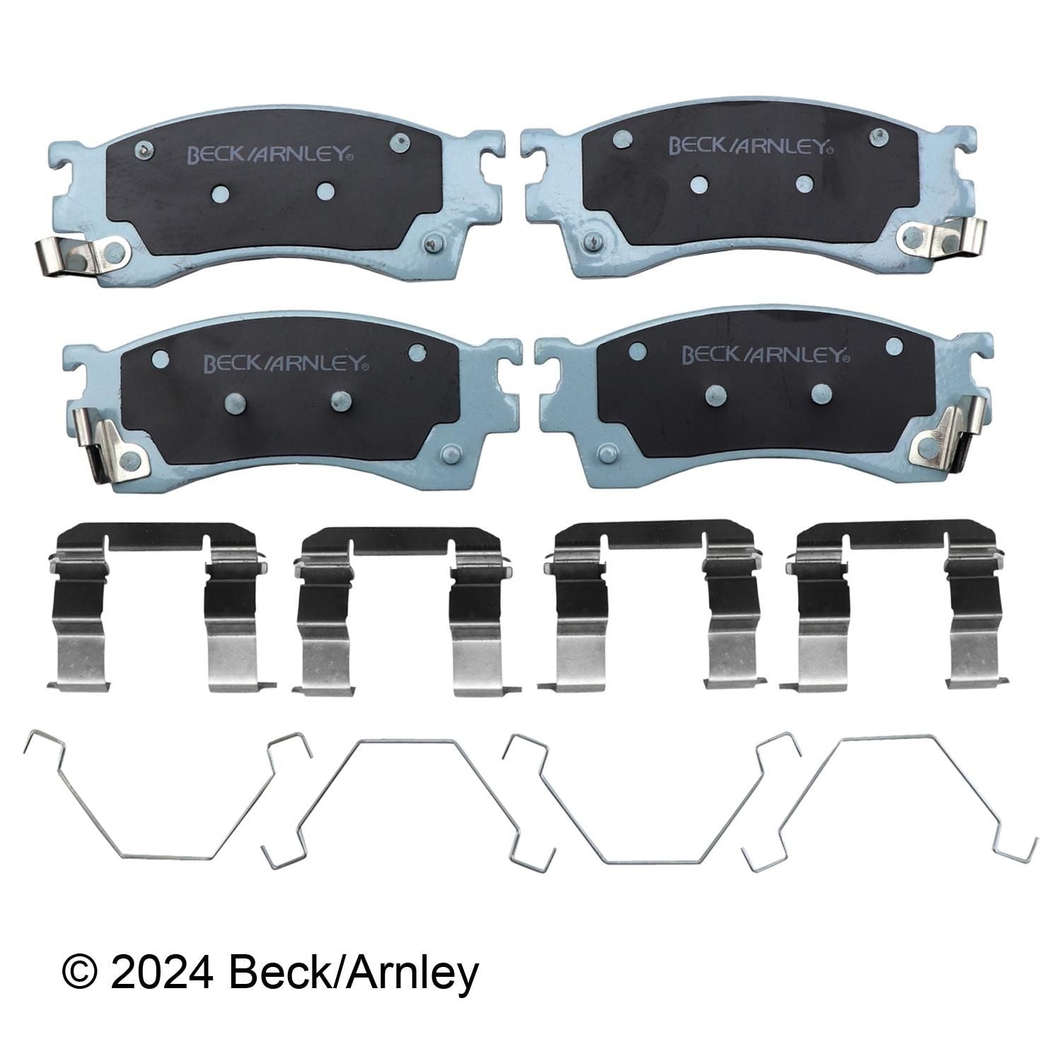 Beck / Arnley Semi - metallic Disc Brake Pad Set 085-6471