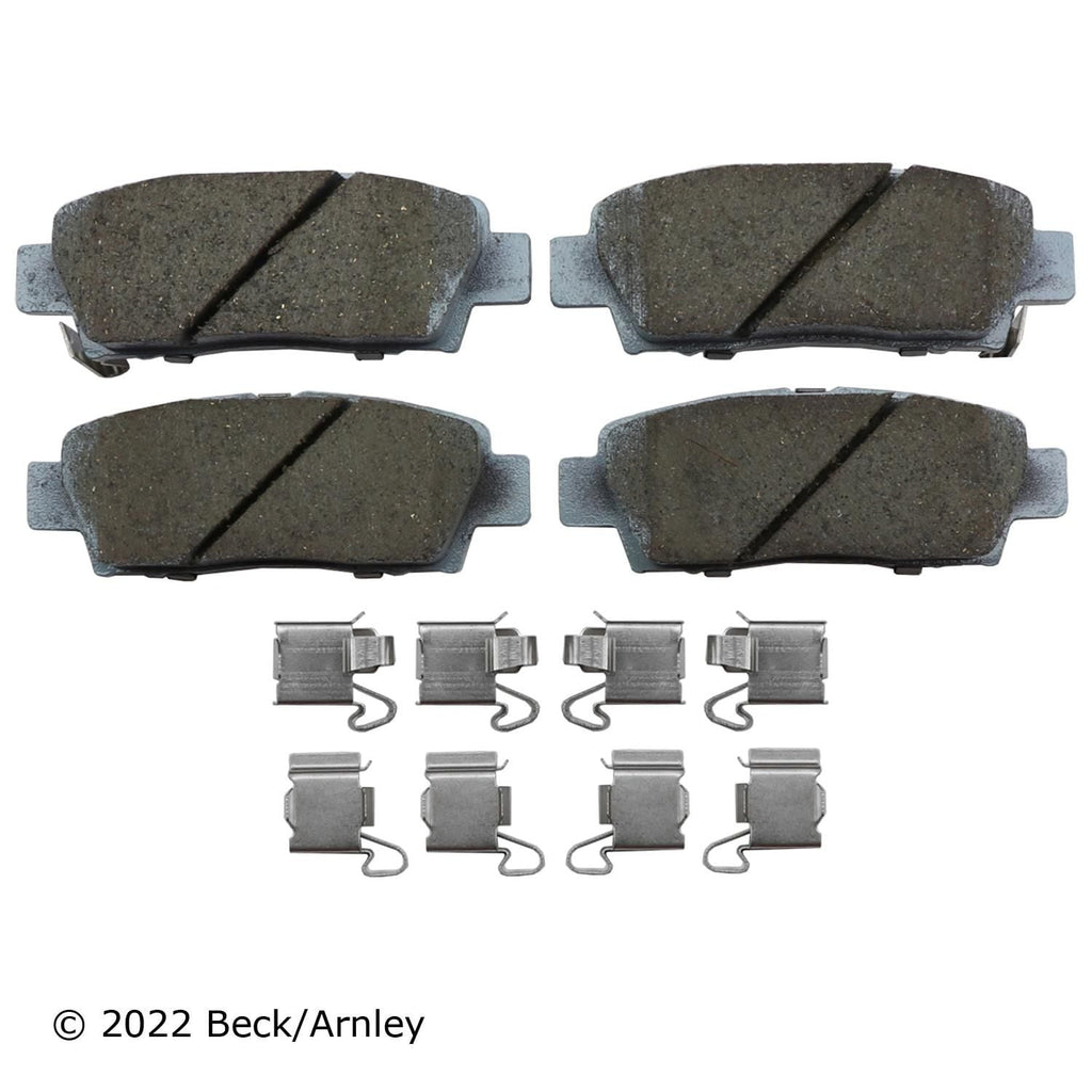 Beck / Arnley Organic Disc Brake Pad Set 085-6534