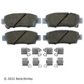 Beck / Arnley Organic Disc Brake Pad Set 085-6534