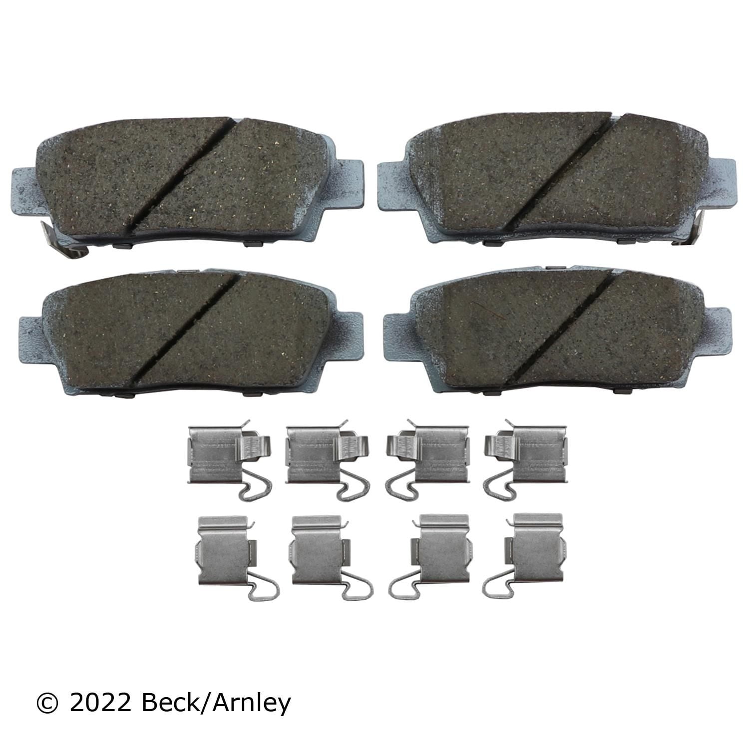 Beck / Arnley Organic Disc Brake Pad Set 085-6534