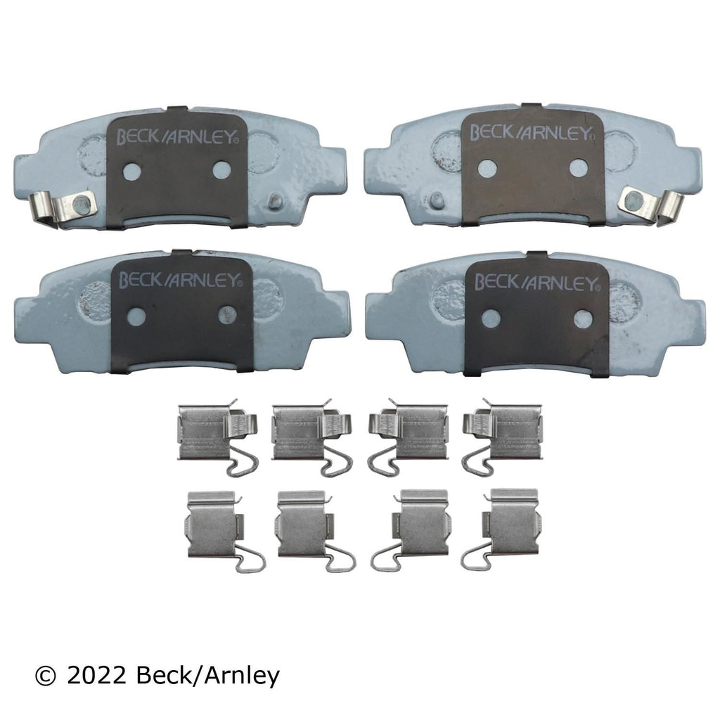 Beck / Arnley Organic Disc Brake Pad Set 085-6534