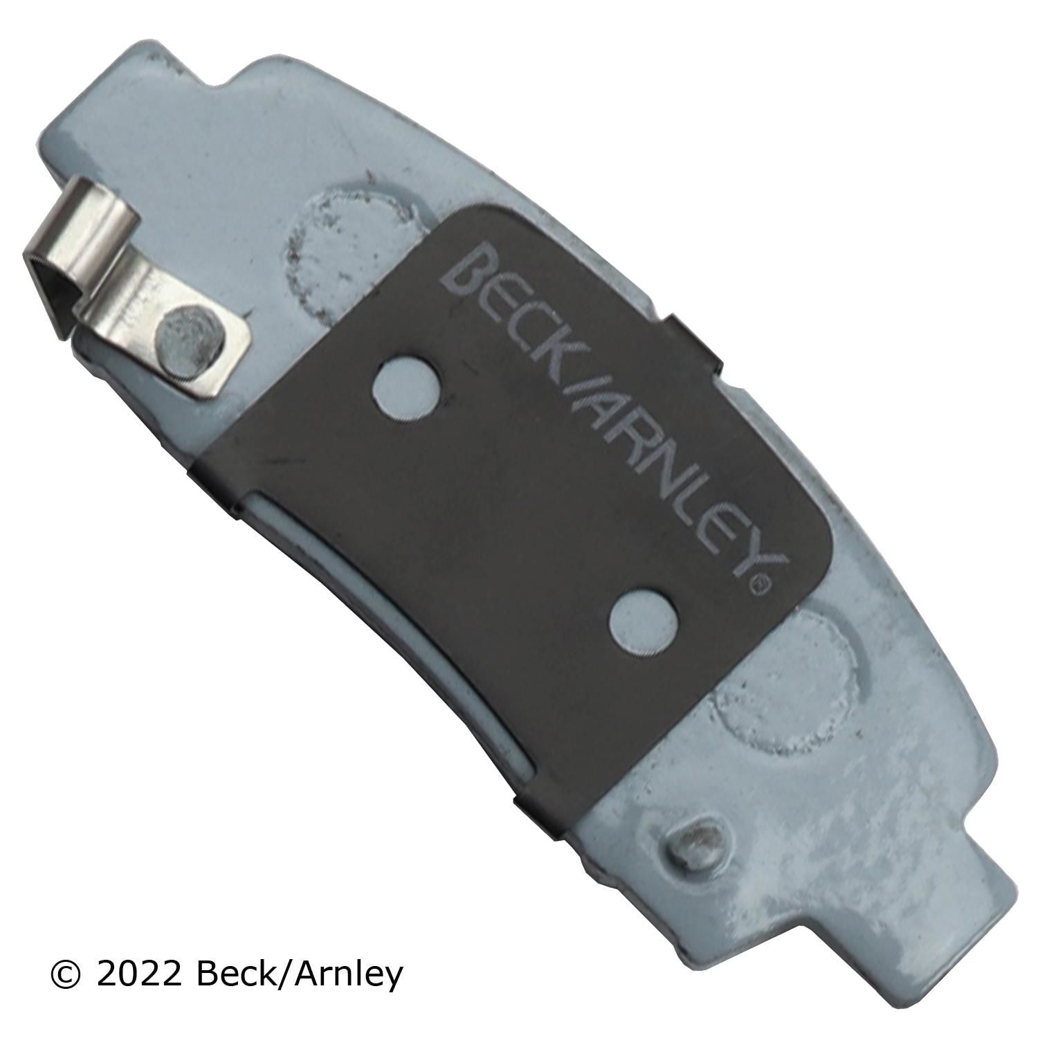 Beck / Arnley Organic Disc Brake Pad Set 085-6534