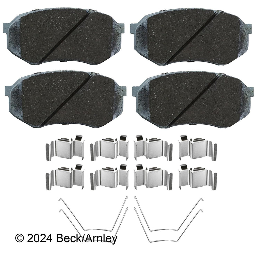Beck / Arnley Ceramic Disc Brake Pad Set 085-6535