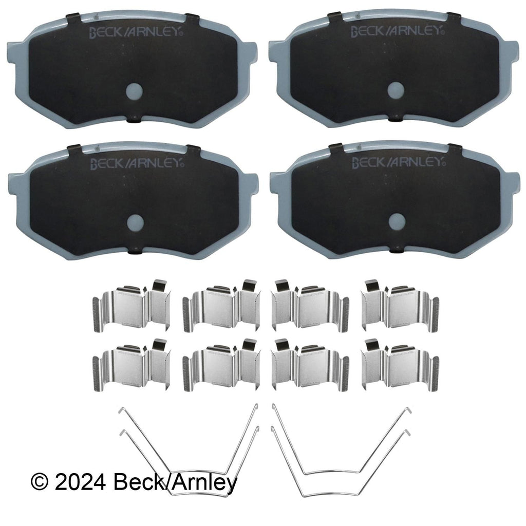 Beck / Arnley Ceramic Disc Brake Pad Set 085-6535