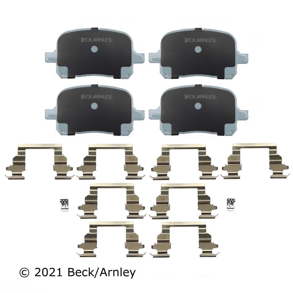 Beck / Arnley Ceramic Disc Brake Pad Set 085-6538