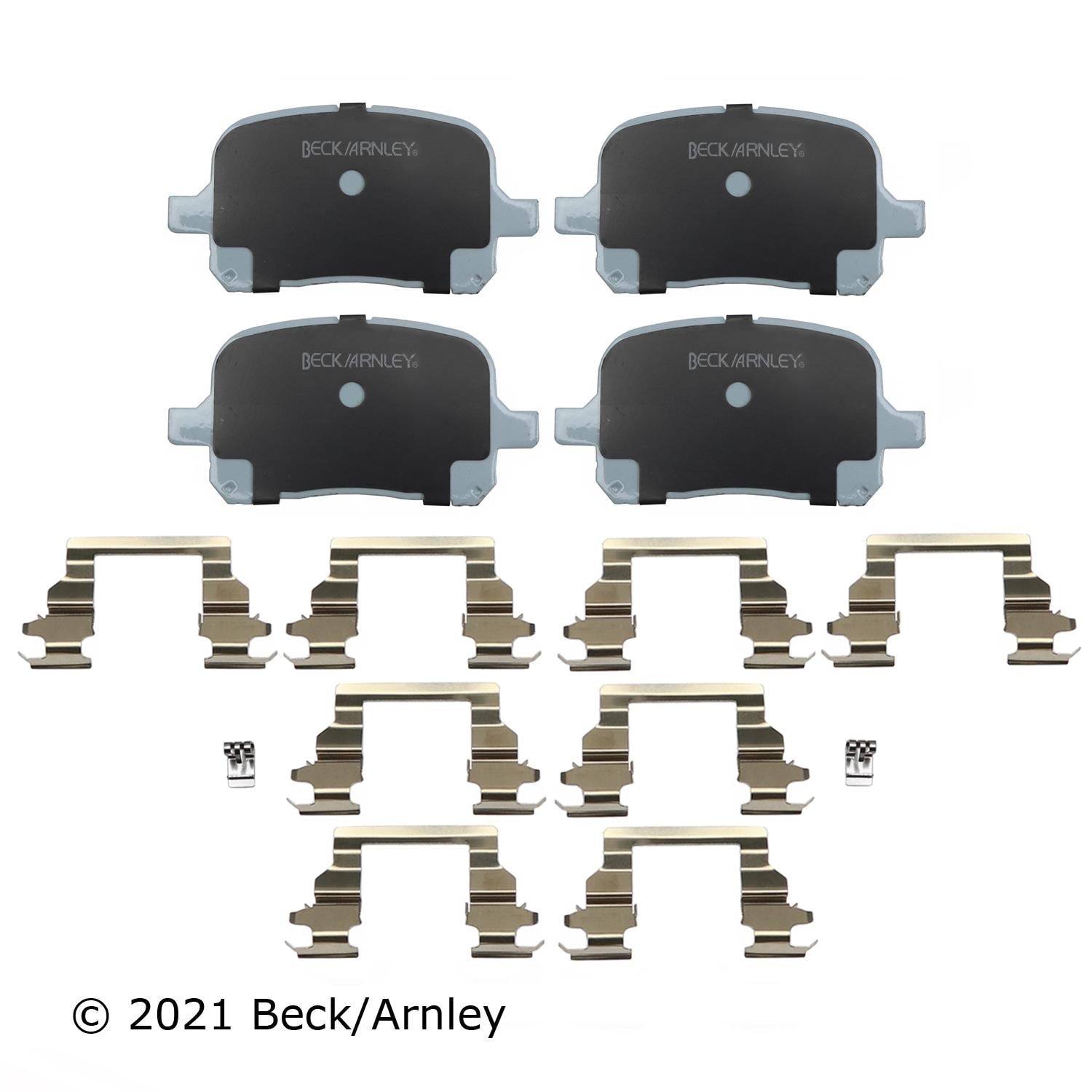 Beck / Arnley Ceramic Disc Brake Pad Set 085-6538