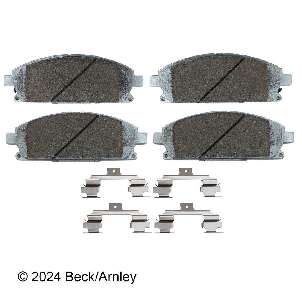 Beck / Arnley Ceramic Disc Brake Pad Set 085-6546