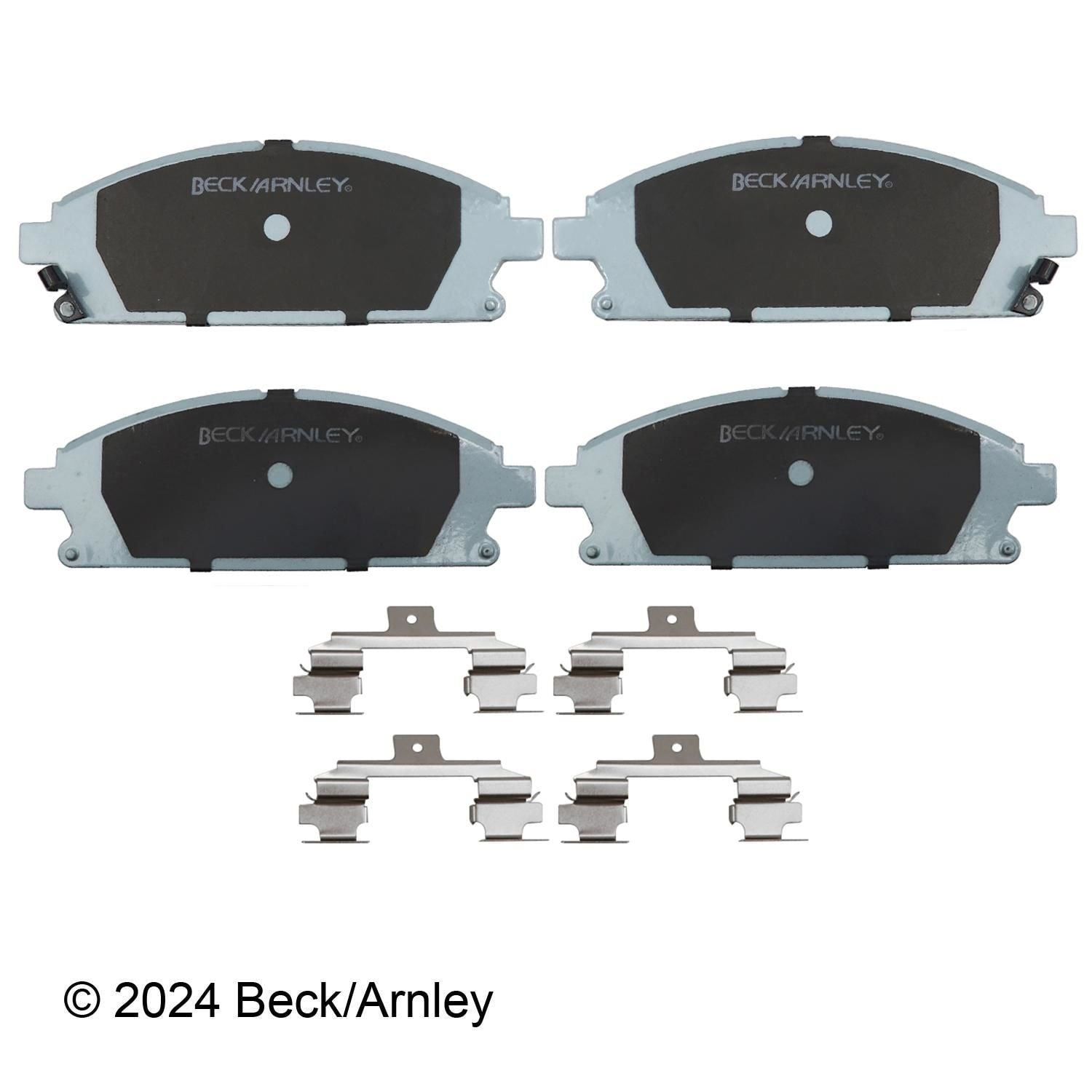 Beck / Arnley Ceramic Disc Brake Pad Set 085-6546