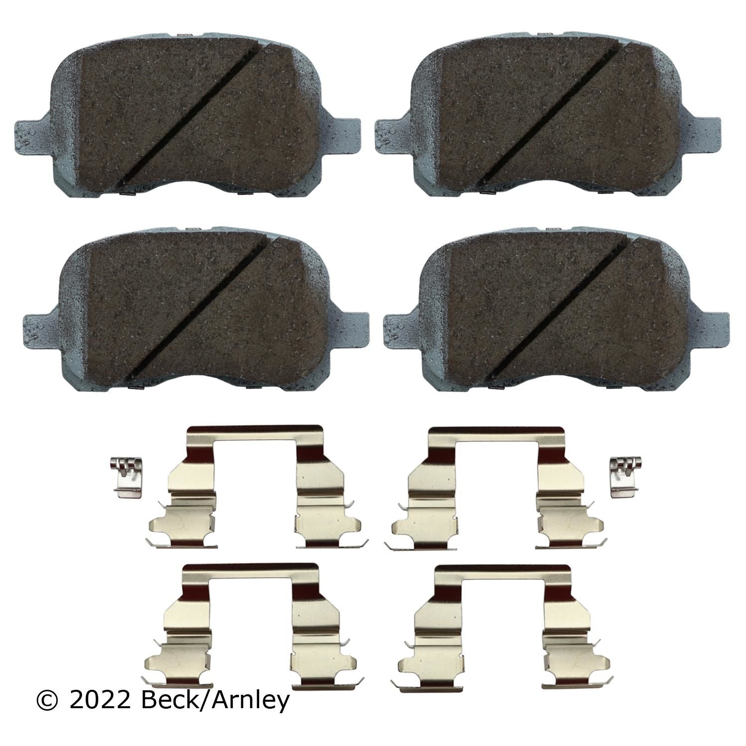 Beck / Arnley Ceramic Disc Brake Pad Set 085-6553