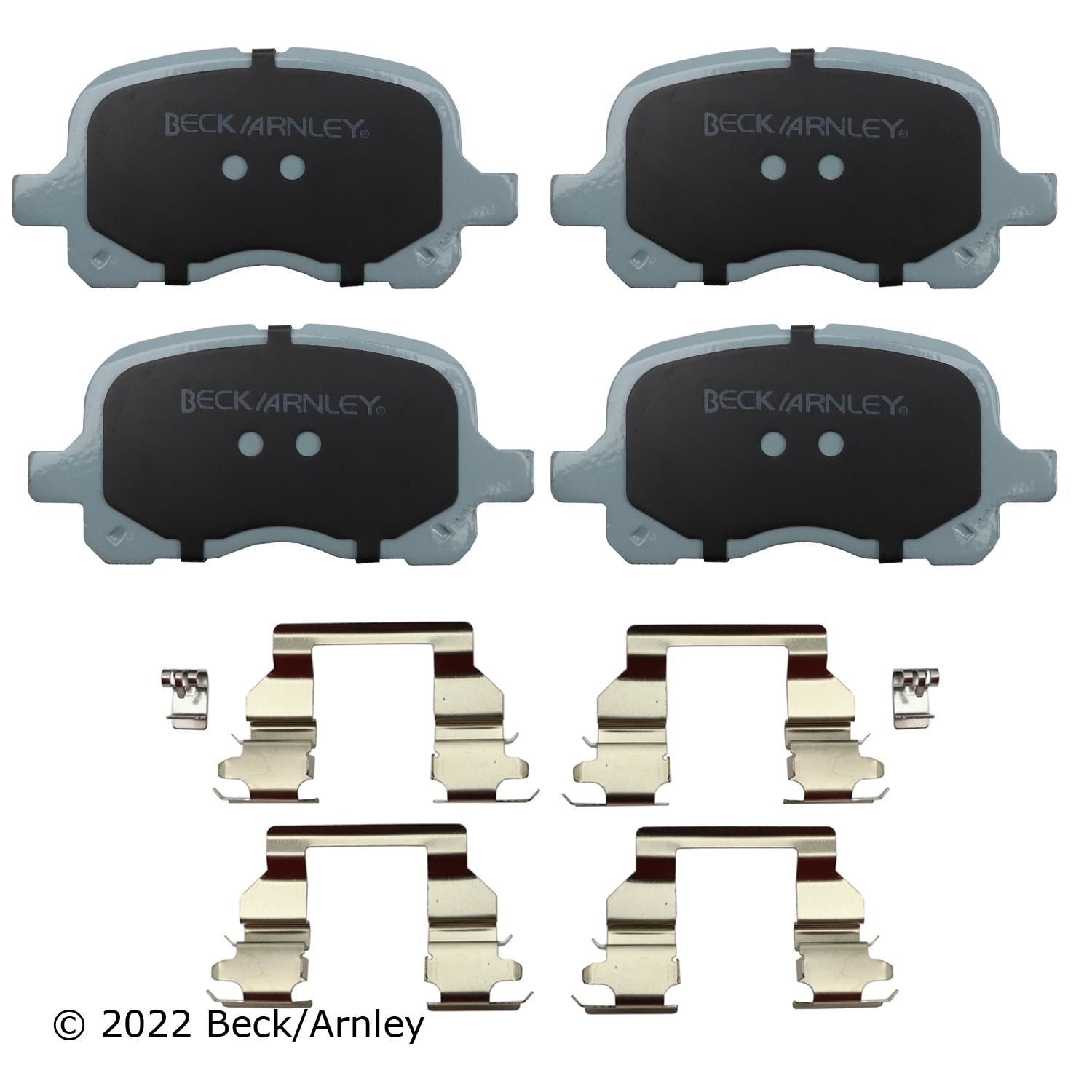 Beck / Arnley Ceramic Disc Brake Pad Set 085-6553