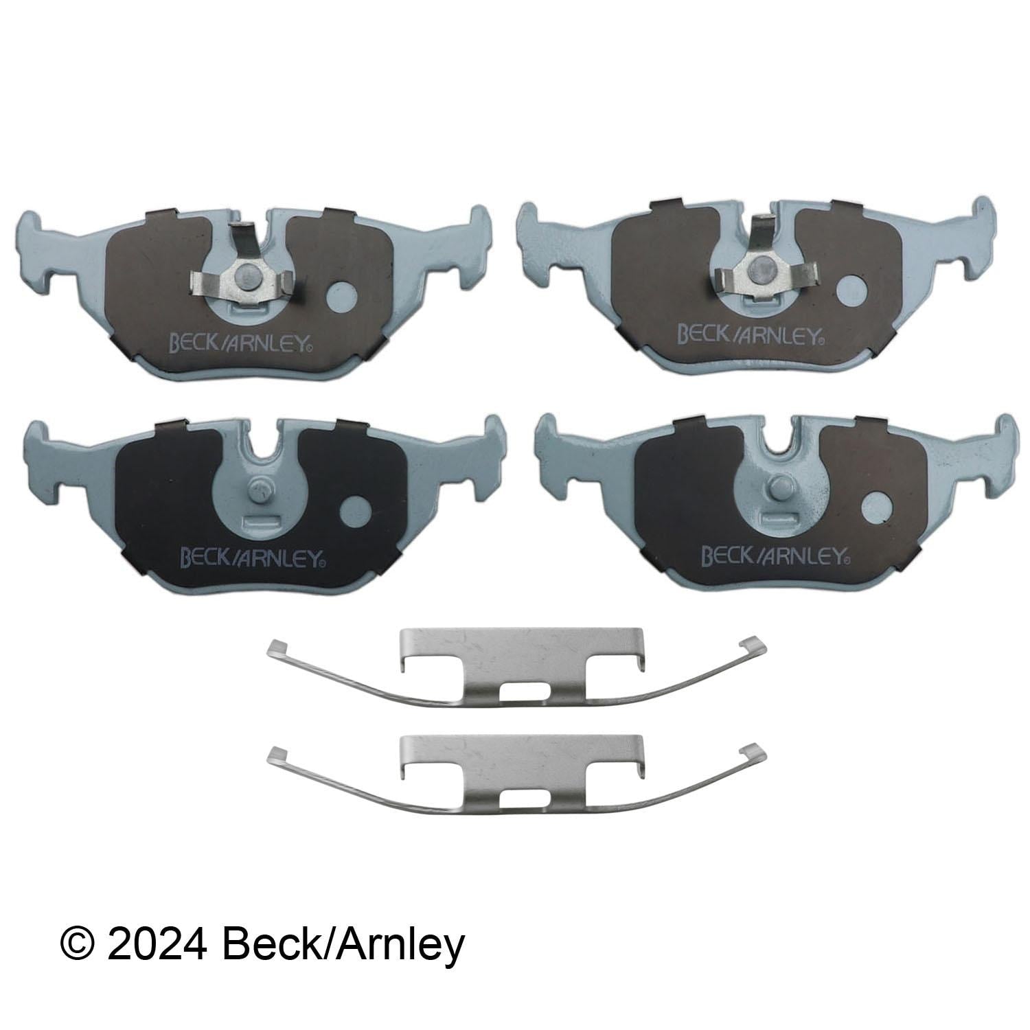 Beck / Arnley Semi - metallic Disc Brake Pad Set 085-6562