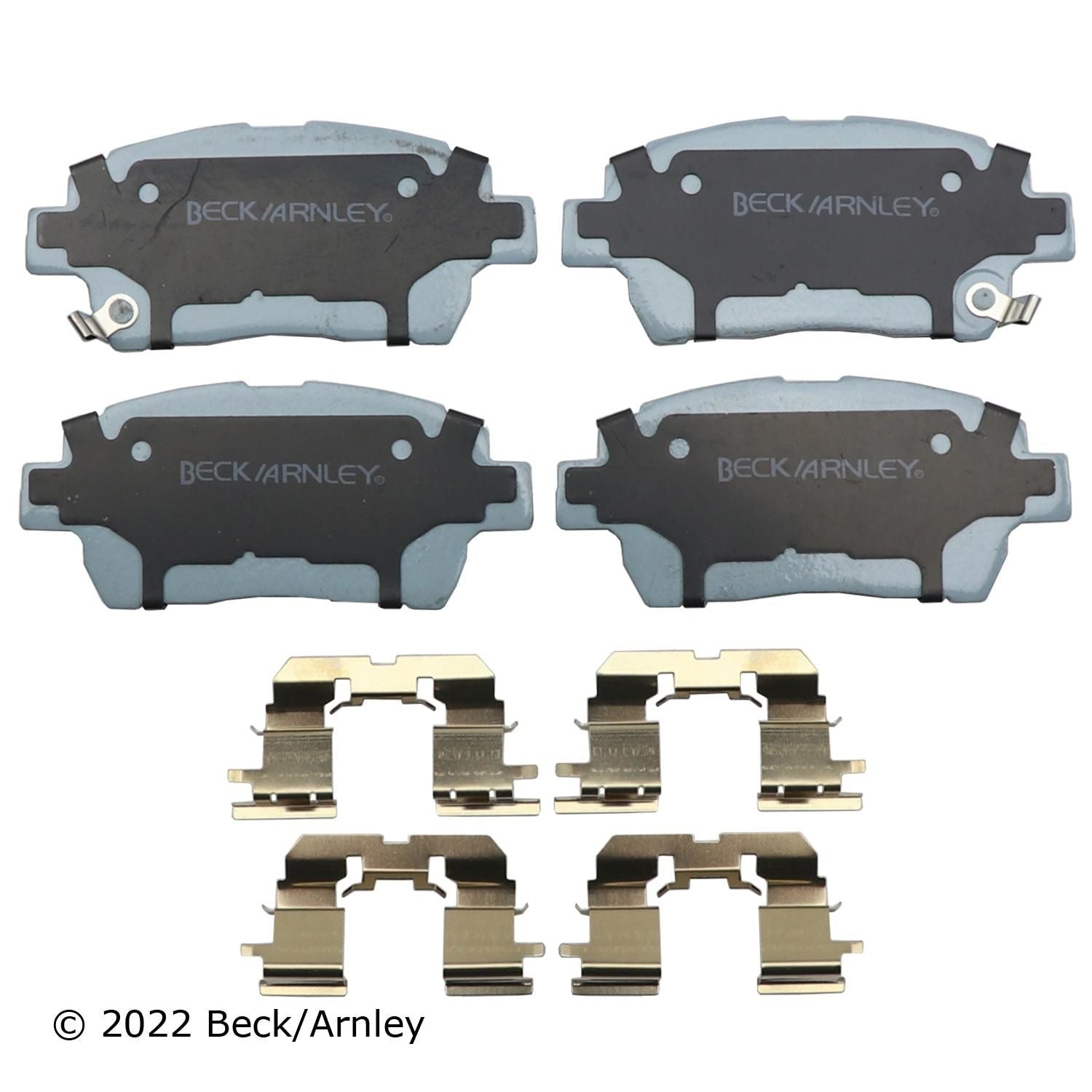 Beck / Arnley Ceramic Disc Brake Pad Set 085-6621