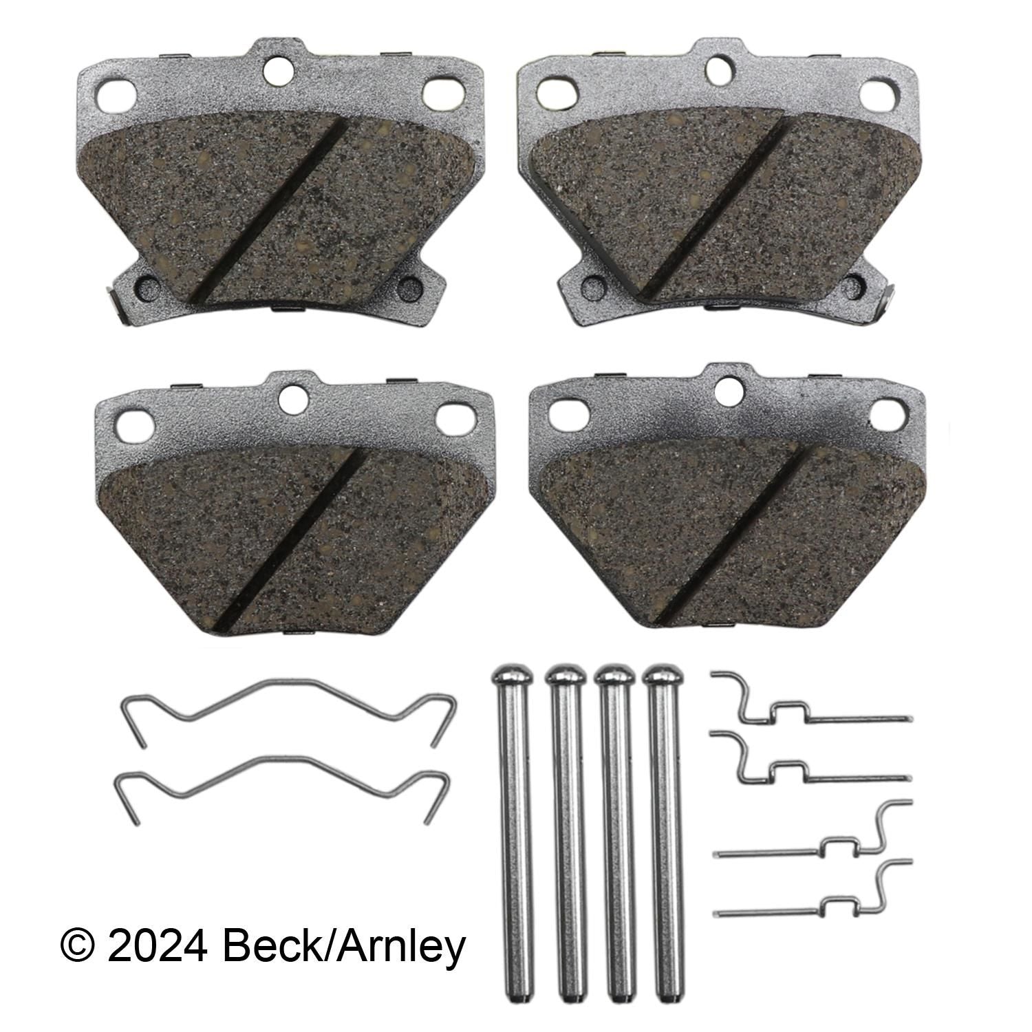 Beck / Arnley Ceramic Disc Brake Pad Set 085-6636