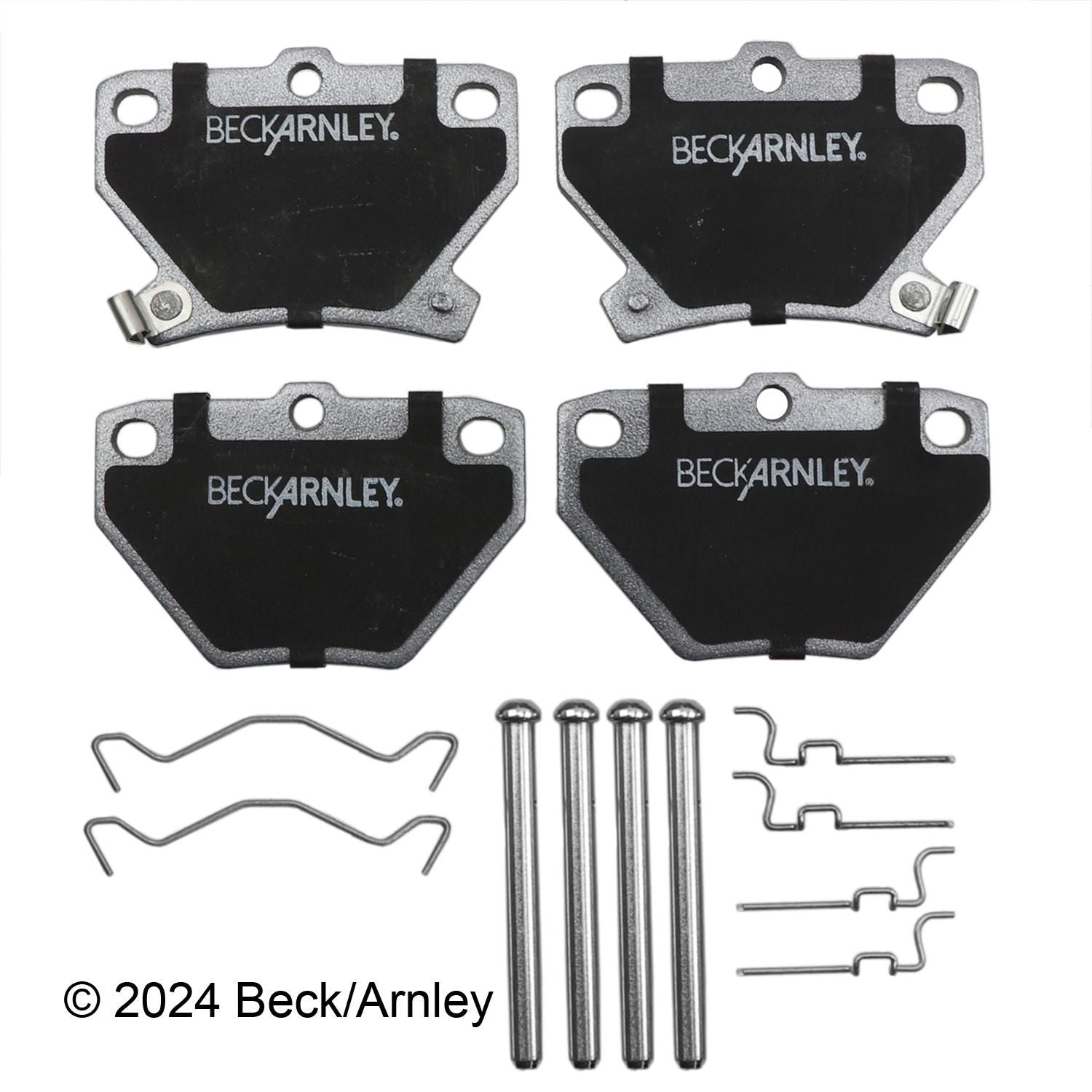 Beck / Arnley Ceramic Disc Brake Pad Set 085-6636