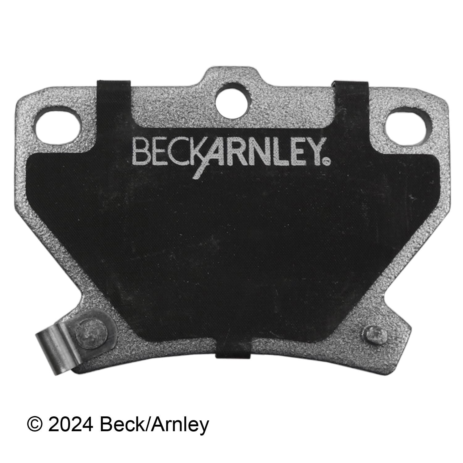 Beck / Arnley Ceramic Disc Brake Pad Set 085-6636