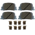 Beck / Arnley Organic Disc Brake Pad Set 085-6670