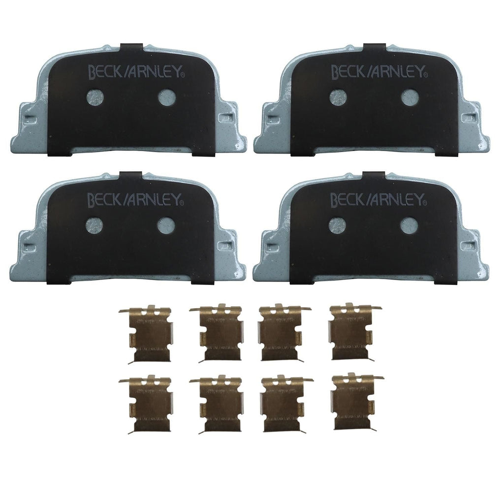 Beck / Arnley Organic Disc Brake Pad Set 085-6670