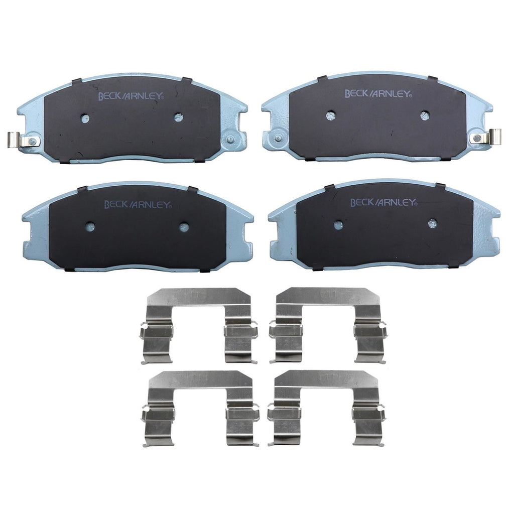 Beck / Arnley Organic Disc Brake Pad Set 085-6675