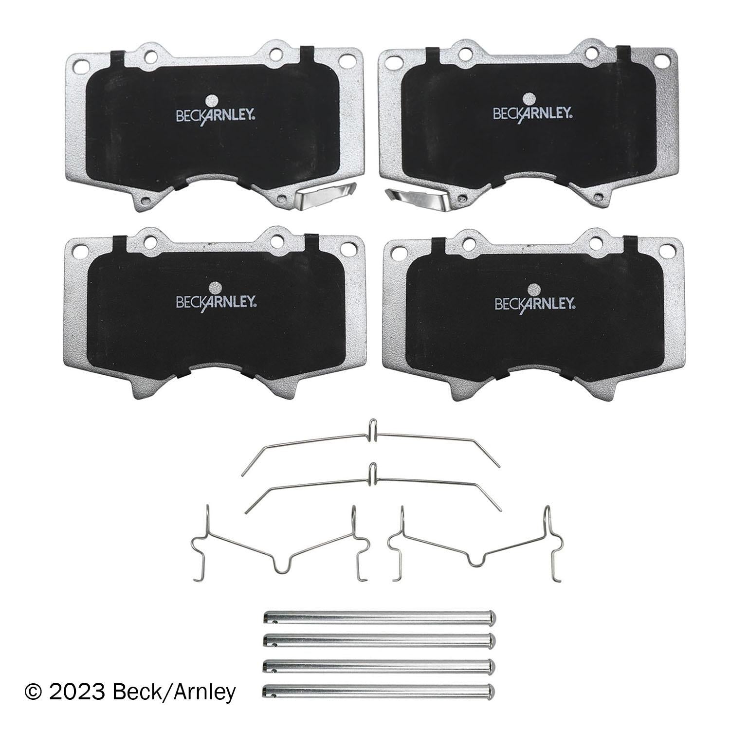 Beck / Arnley Ceramic Brake Pads 085-6678A