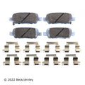 Beck / Arnley Ceramic Disc Brake Pad Set 085-6687
