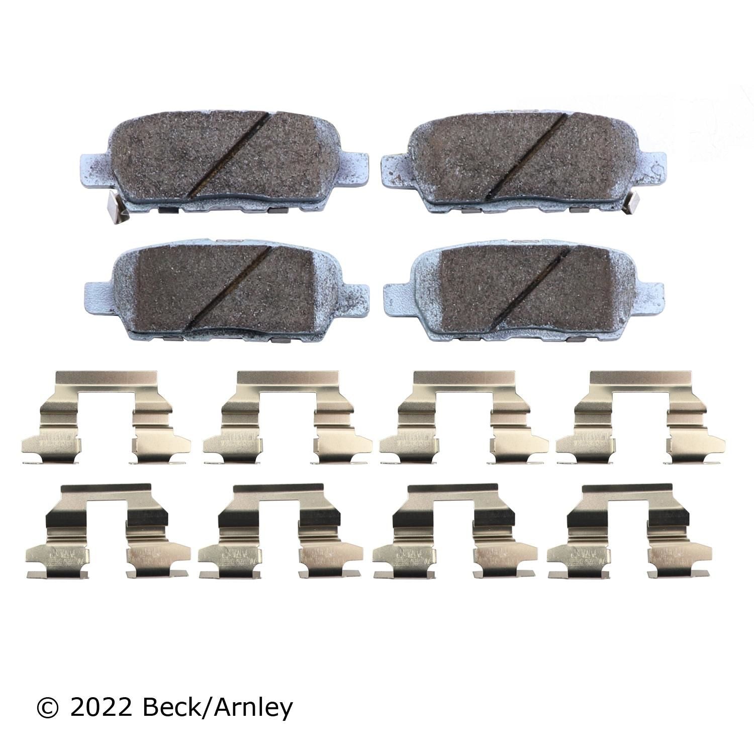 Beck / Arnley Ceramic Disc Brake Pad Set 085-6687