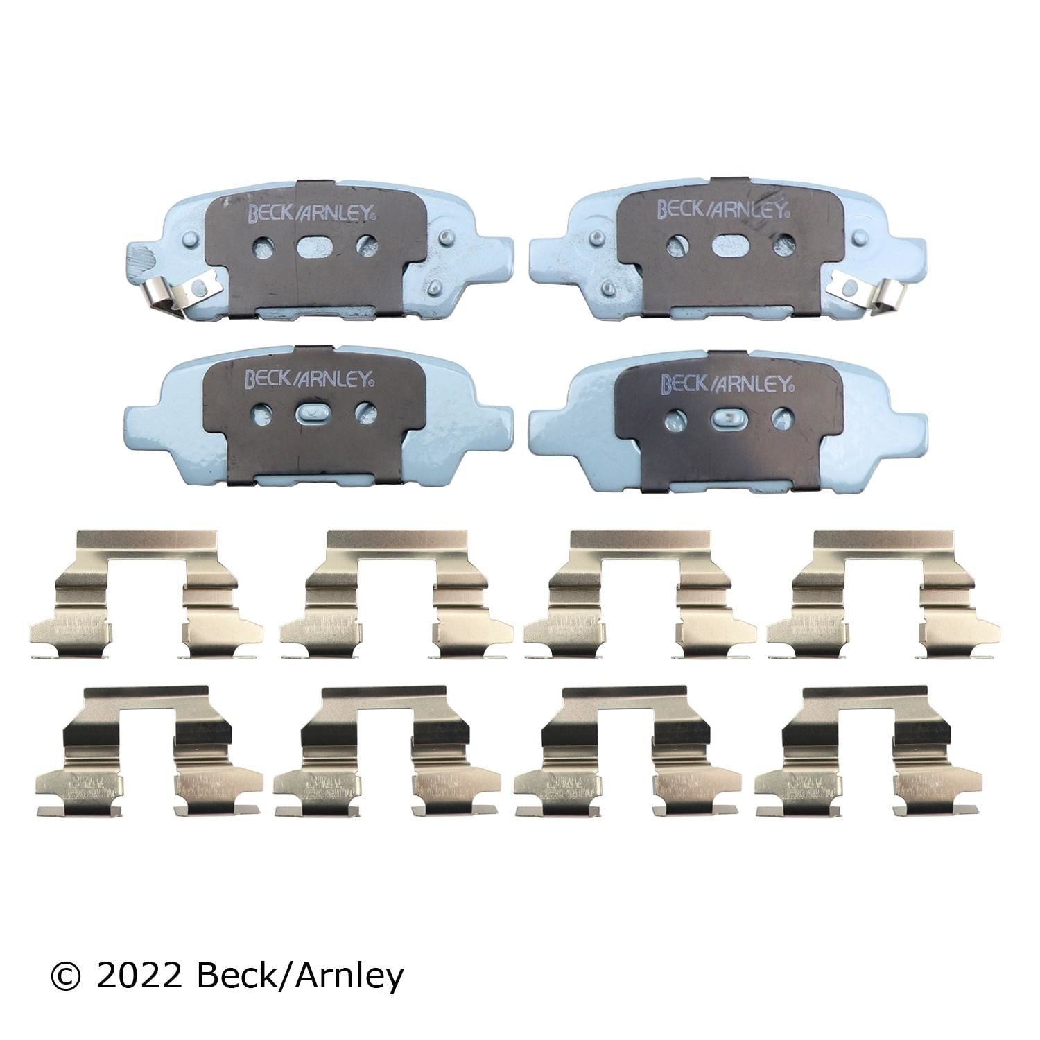 Beck / Arnley Ceramic Disc Brake Pad Set 085-6687