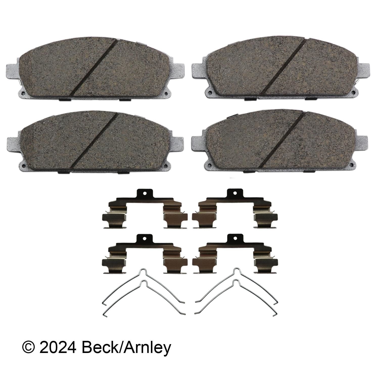 Beck / Arnley Ceramic Disc Brake Pad Set 085-6691