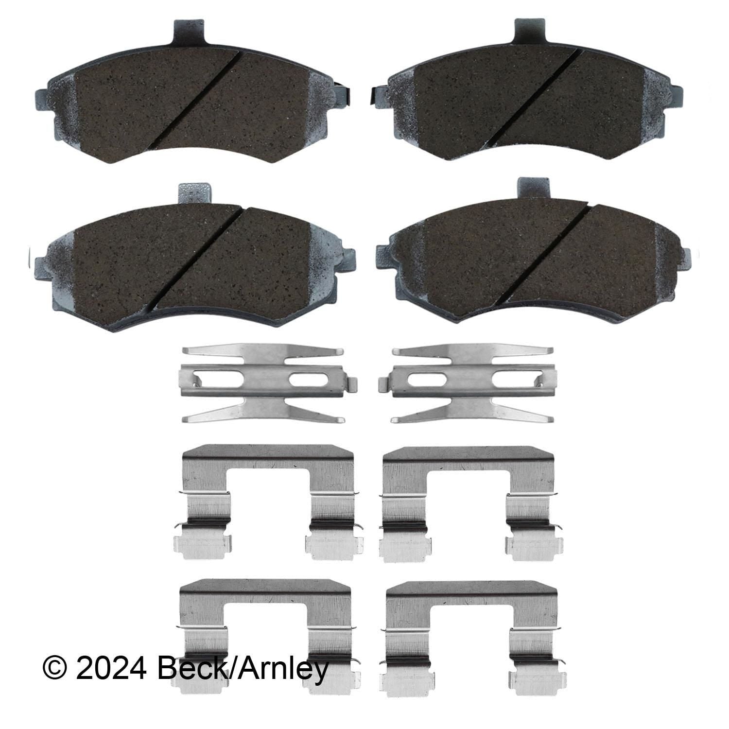 Beck / Arnley Ceramic Disc Brake Pad Set 085-6707