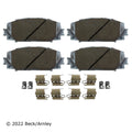 Beck / Arnley Ceramic Disc Brake Pad Set 085-6744