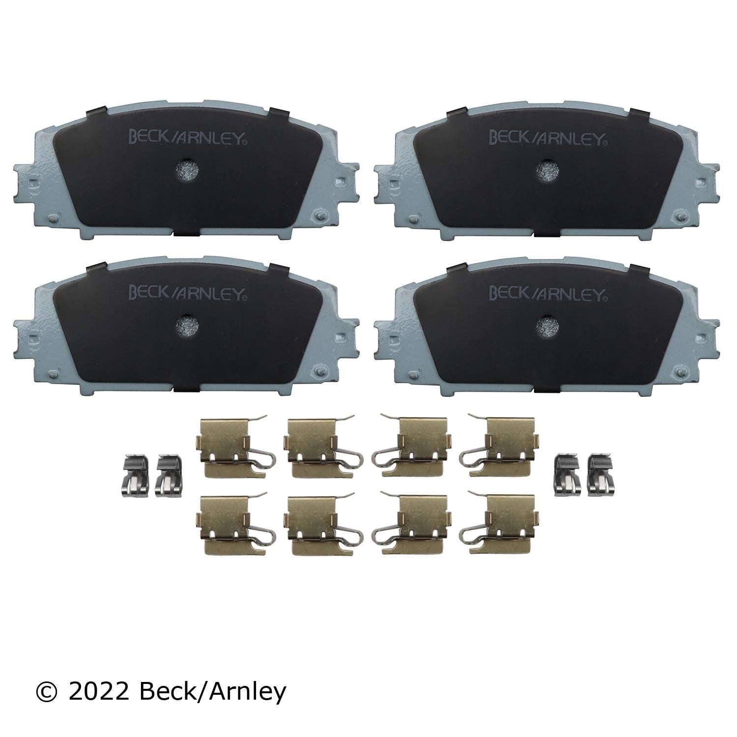 Beck / Arnley Ceramic Disc Brake Pad Set 085-6744