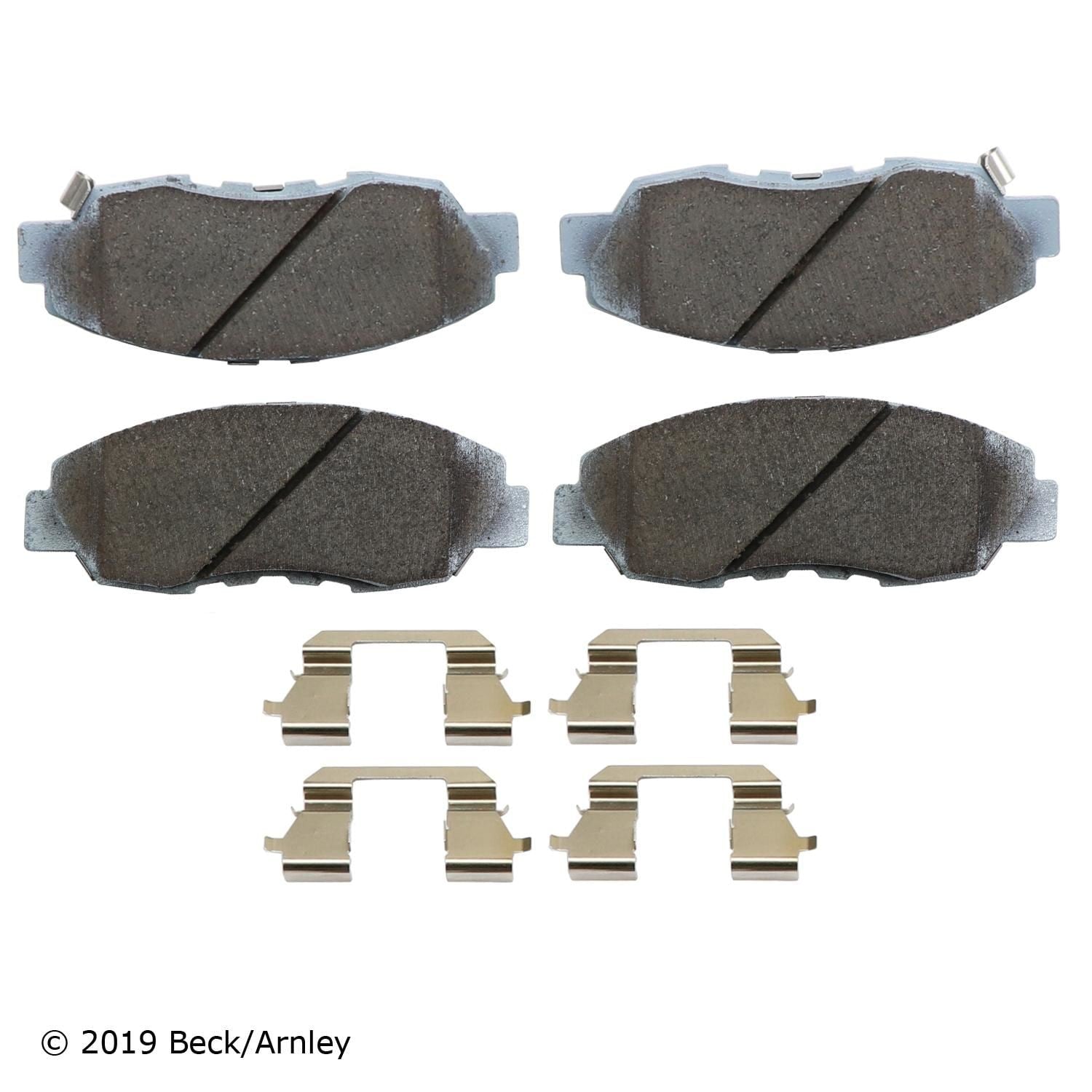 Beck / Arnley Ceramic Disc Brake Pad Set 085-6755