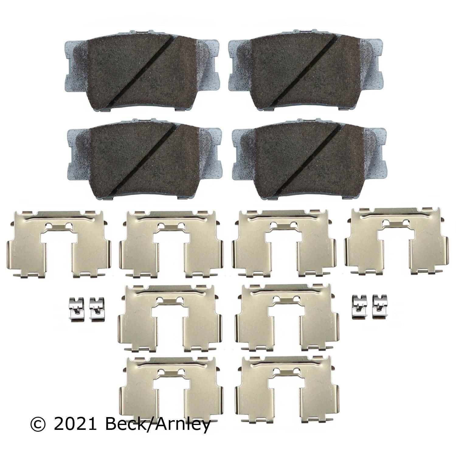 Beck / Arnley Ceramic Disc Brake Pad Set 085-6756
