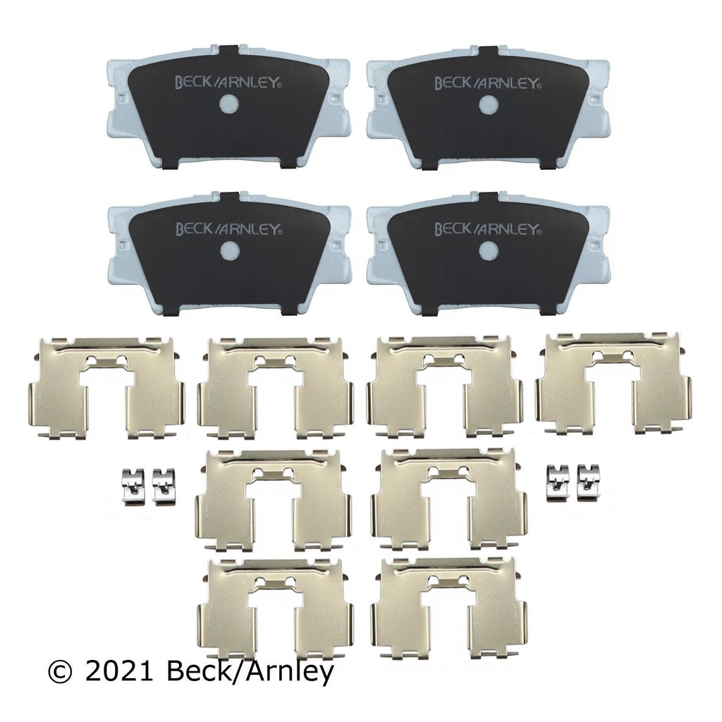 Beck / Arnley Ceramic Disc Brake Pad Set 085-6756