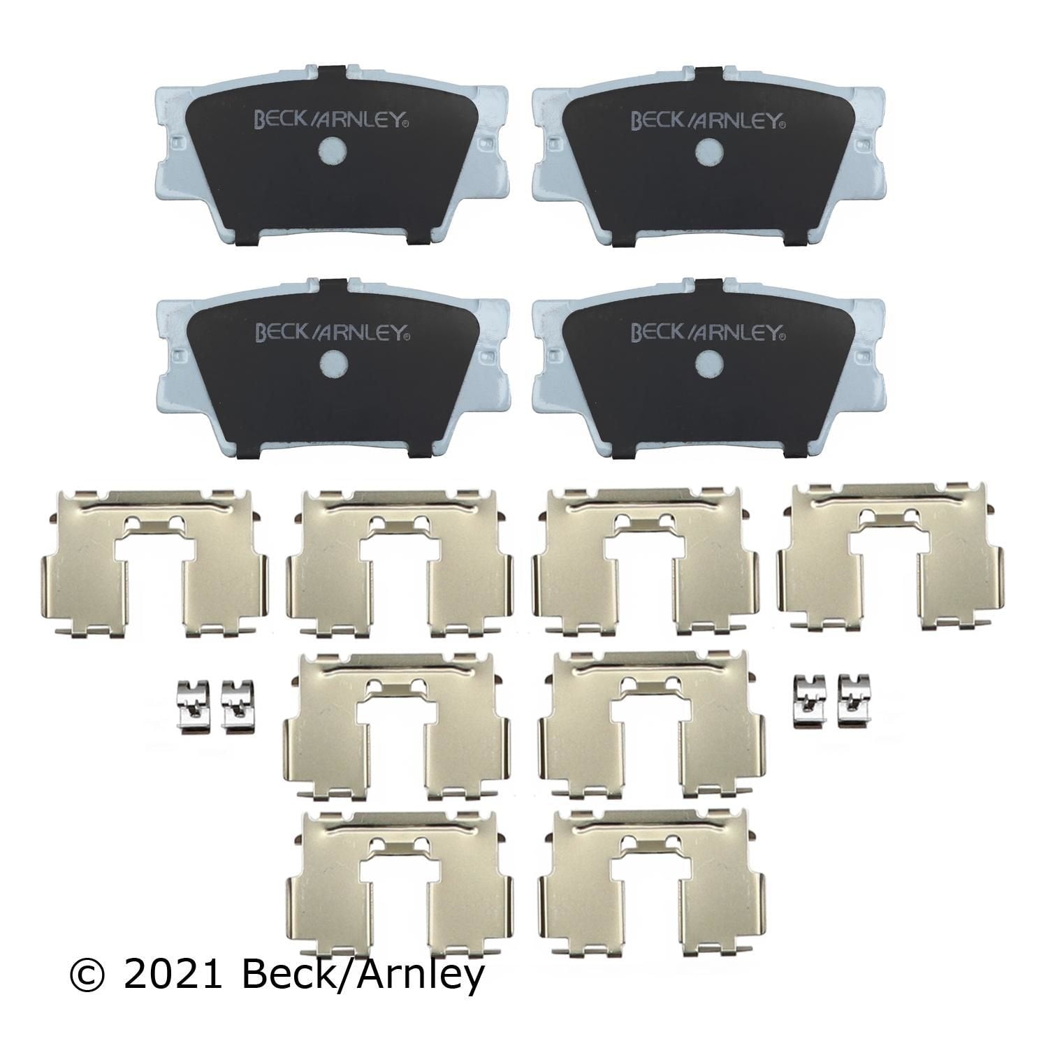 Beck / Arnley Ceramic Disc Brake Pad Set 085-6756