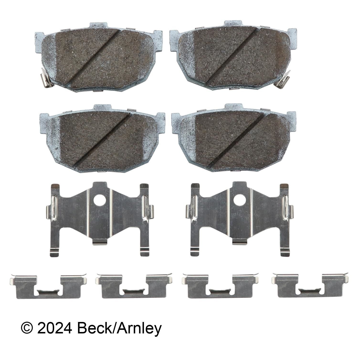 Beck / Arnley Ceramic Disc Brake Pad Set 085-6823