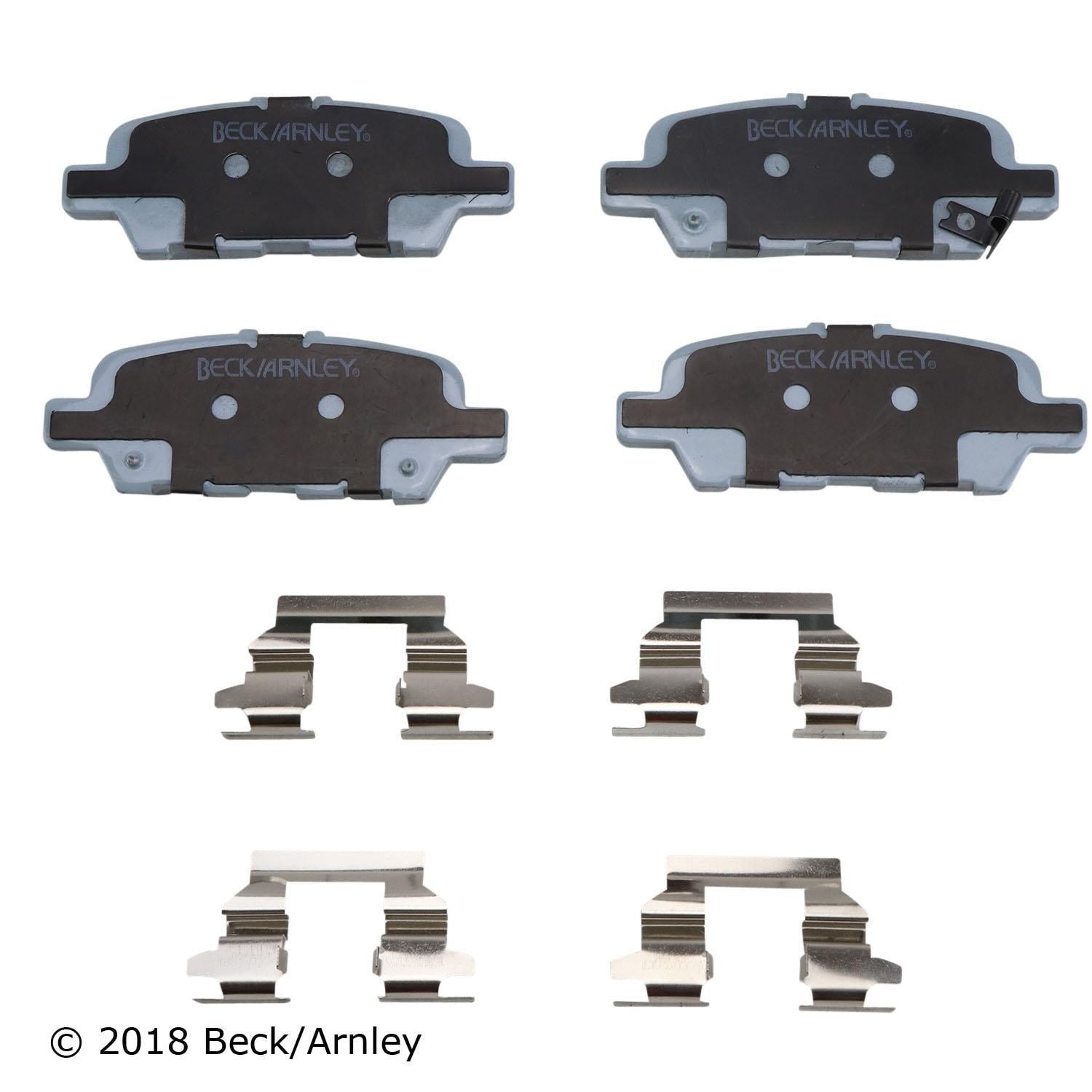 Beck / Arnley Ceramic Disc Brake Pad Set 085-6916