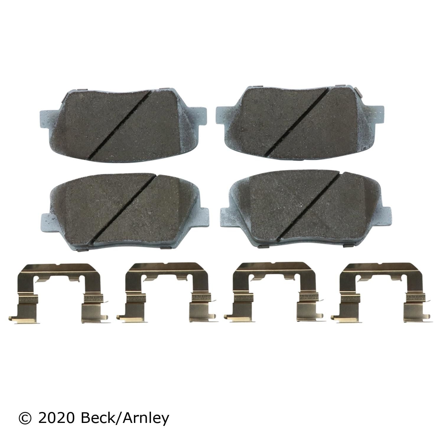 Beck / Arnley Ceramic Disc Brake Pad Set 085-6931
