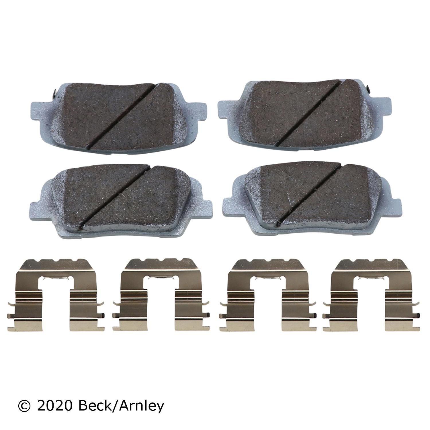 Beck / Arnley Ceramic Disc Brake Pad Set 085-6932