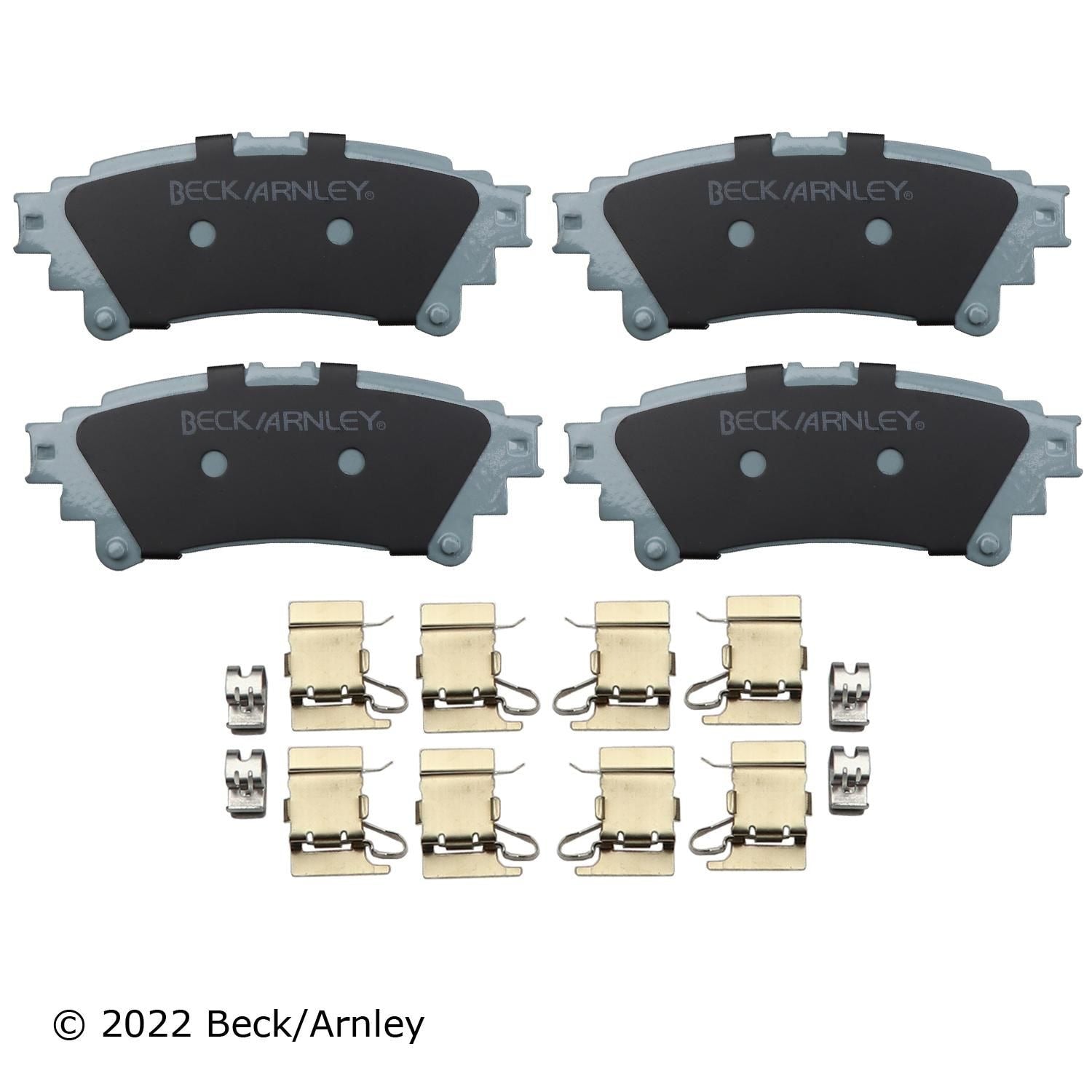 Beck / Arnley Ceramic Disc Brake Pad Set 085-6949