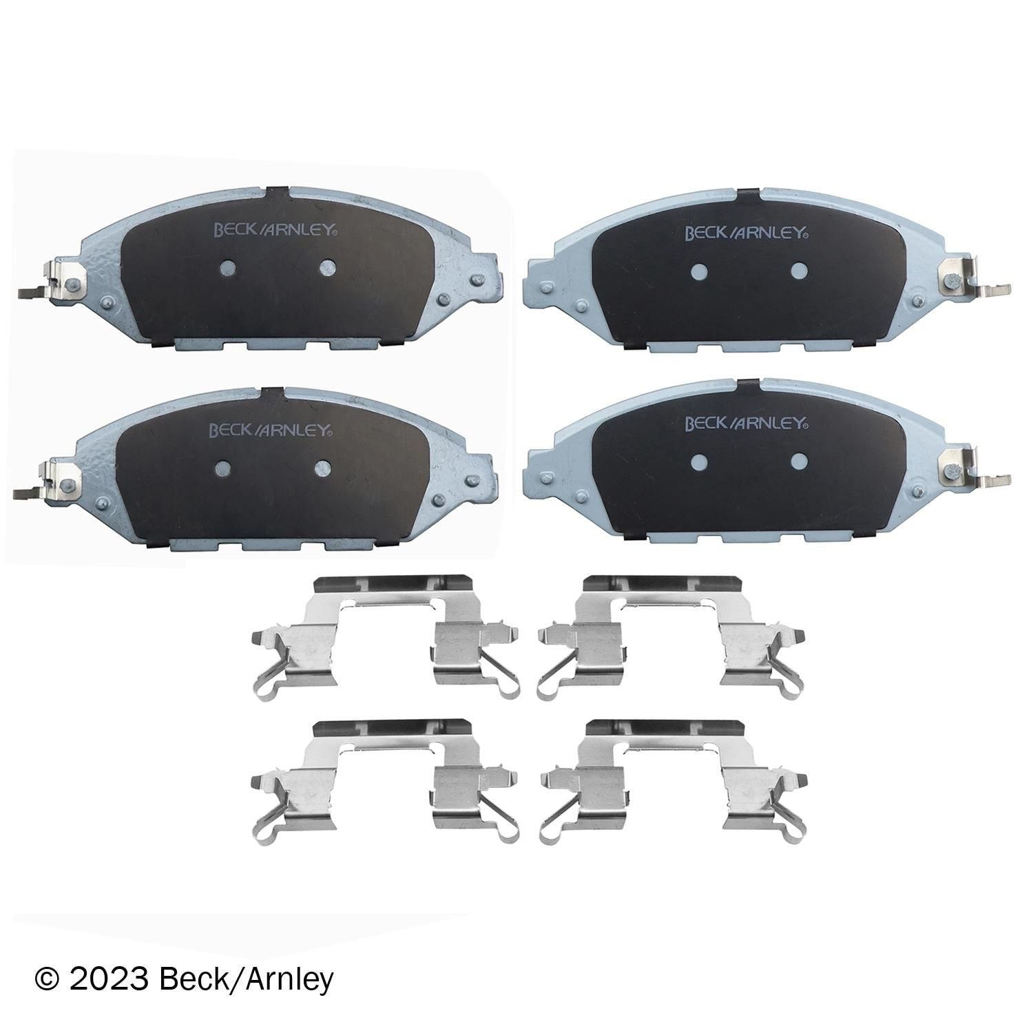 Beck / Arnley Ceramic Disc Brake Pad Set 085-6966