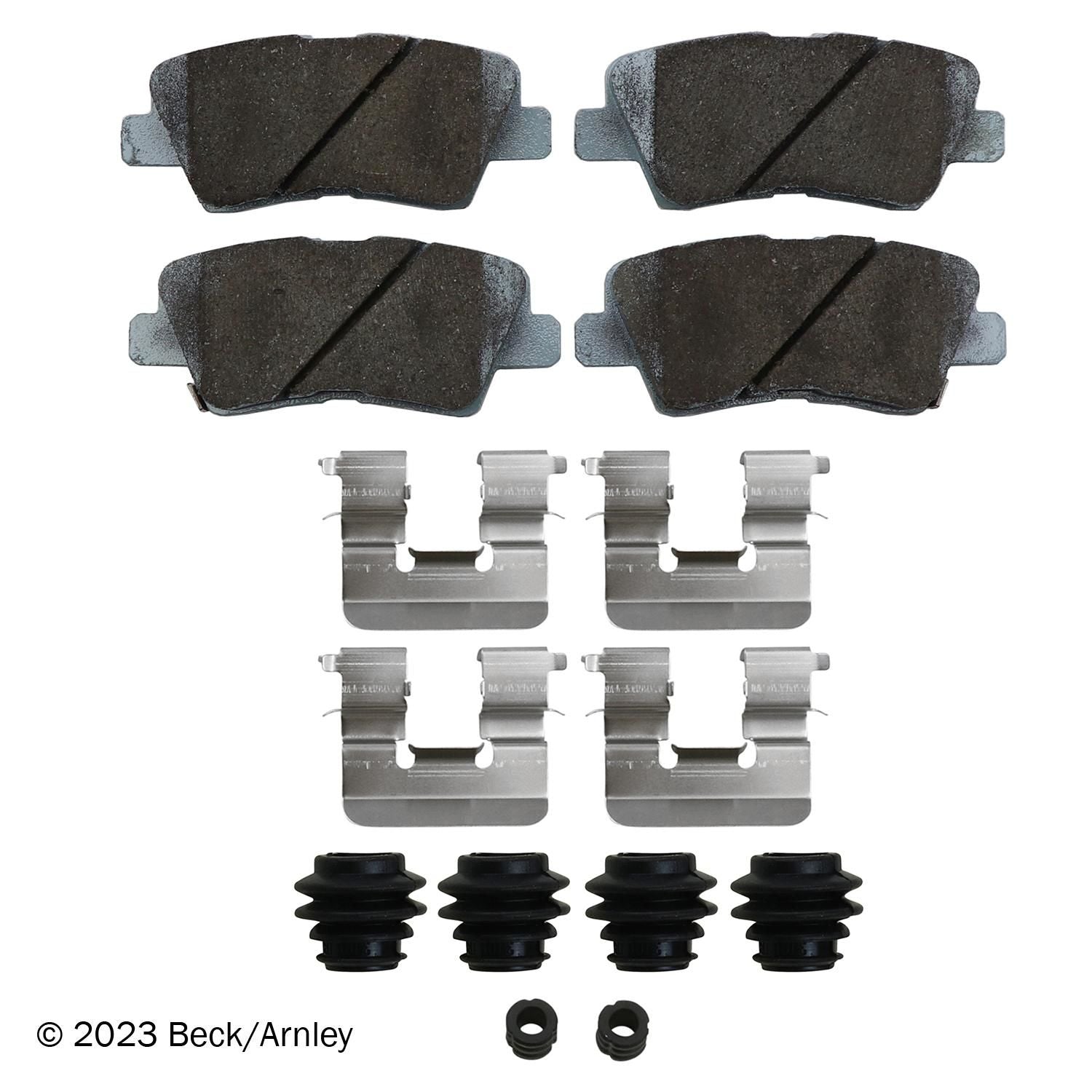 Beck / Arnley Ceramic Disc Brake Pad Set 085-6973