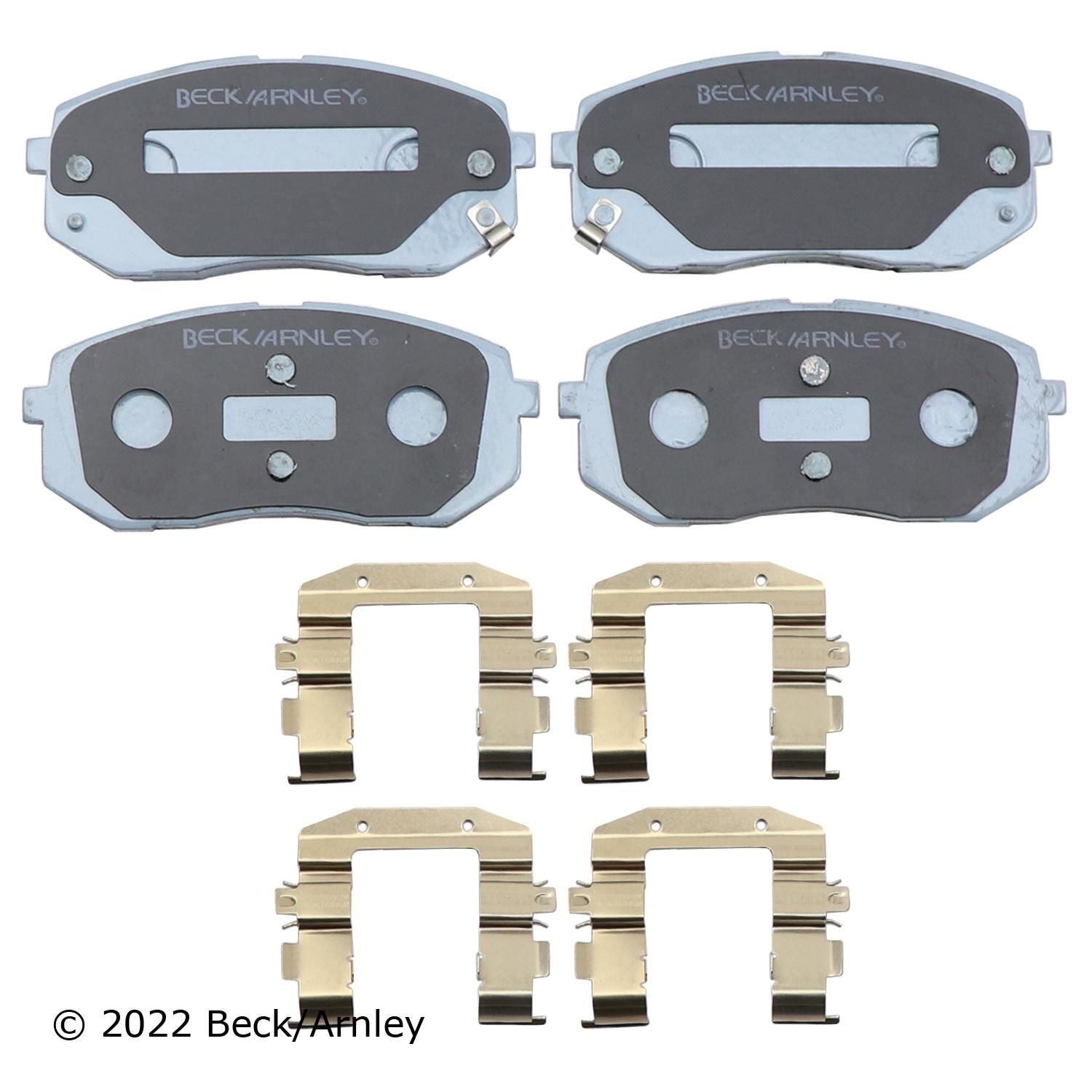 Beck / Arnley Ceramic Disc Brake Pad Set 085-7048