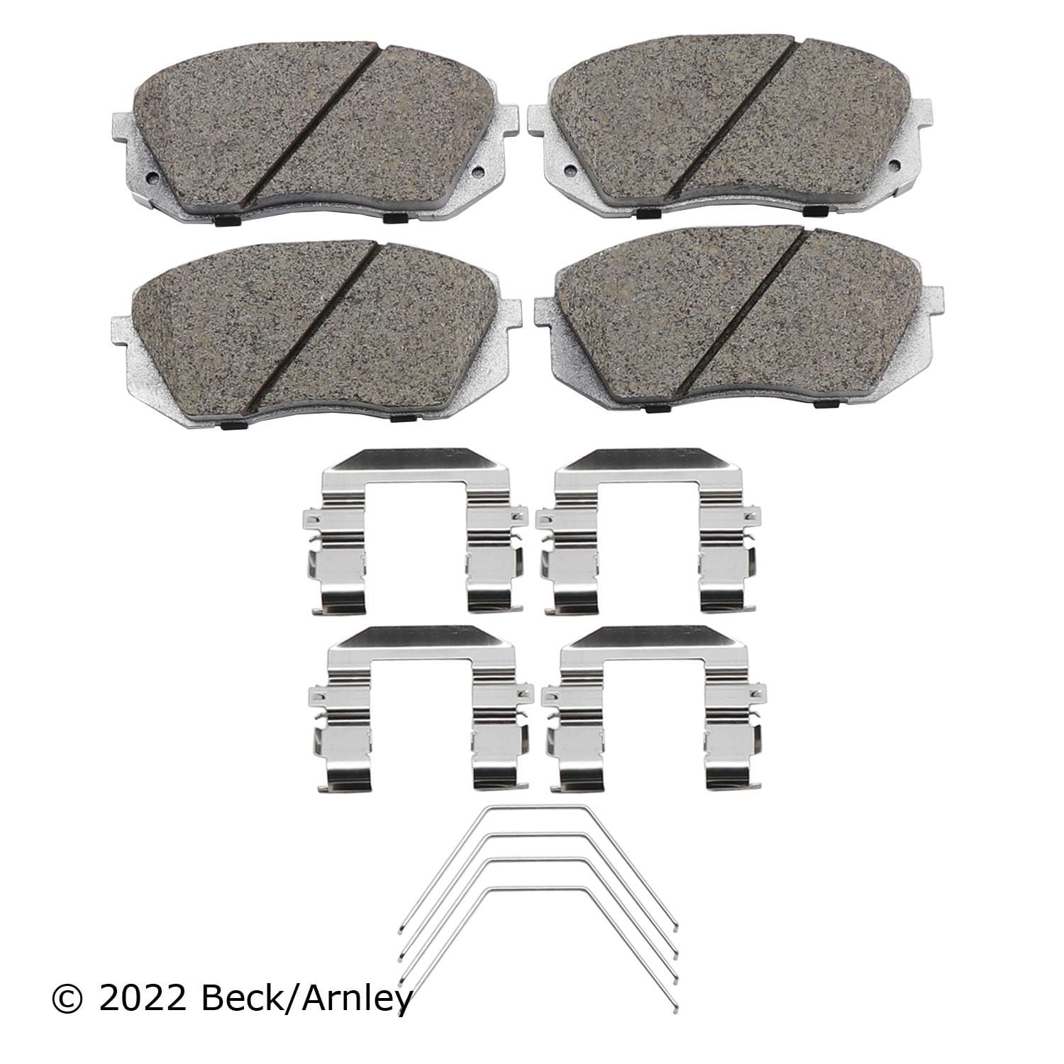 Beck / Arnley Ceramic Disc Brake Pad Set 085-7050