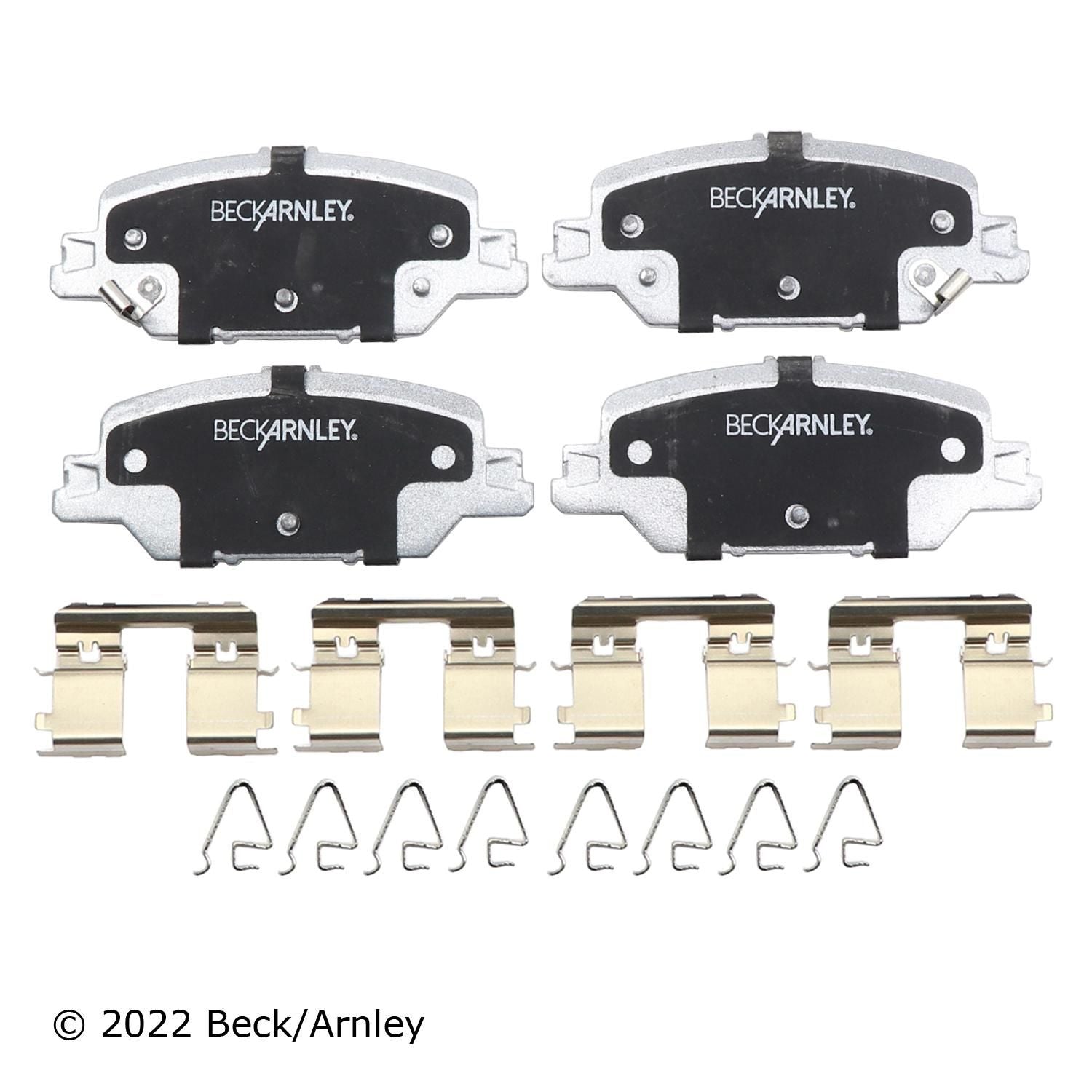 Beck / Arnley Ceramic Disc Brake Pad Set 085-7064