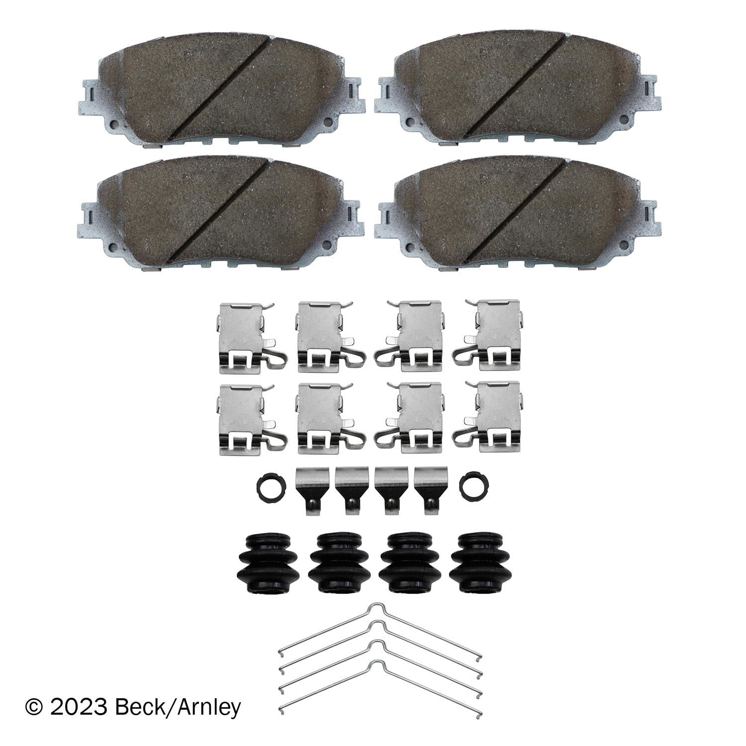 Beck / Arnley Ceramic Disc Brake Pad Set 085-7093