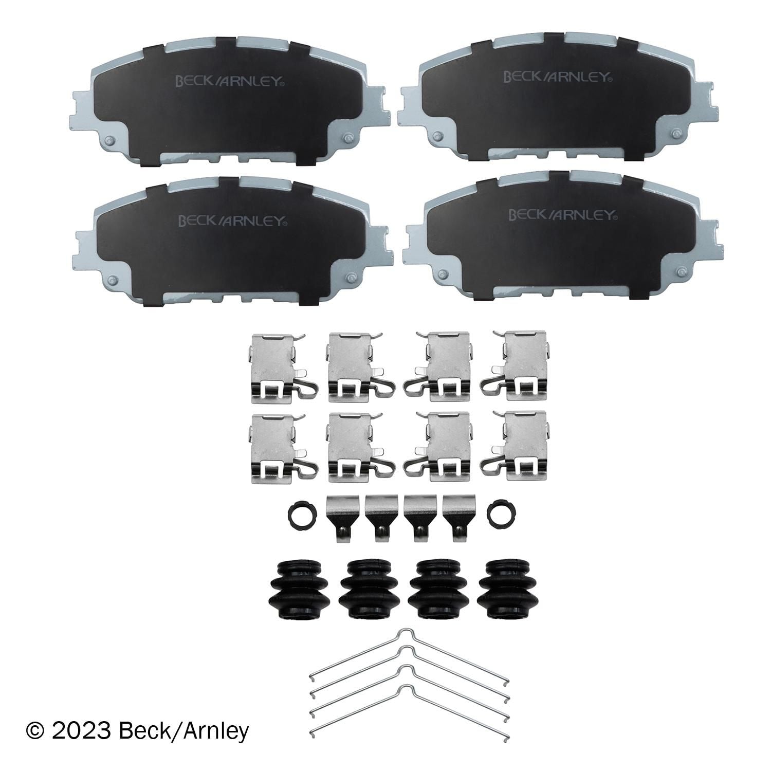 Beck / Arnley Ceramic Disc Brake Pad Set 085-7093