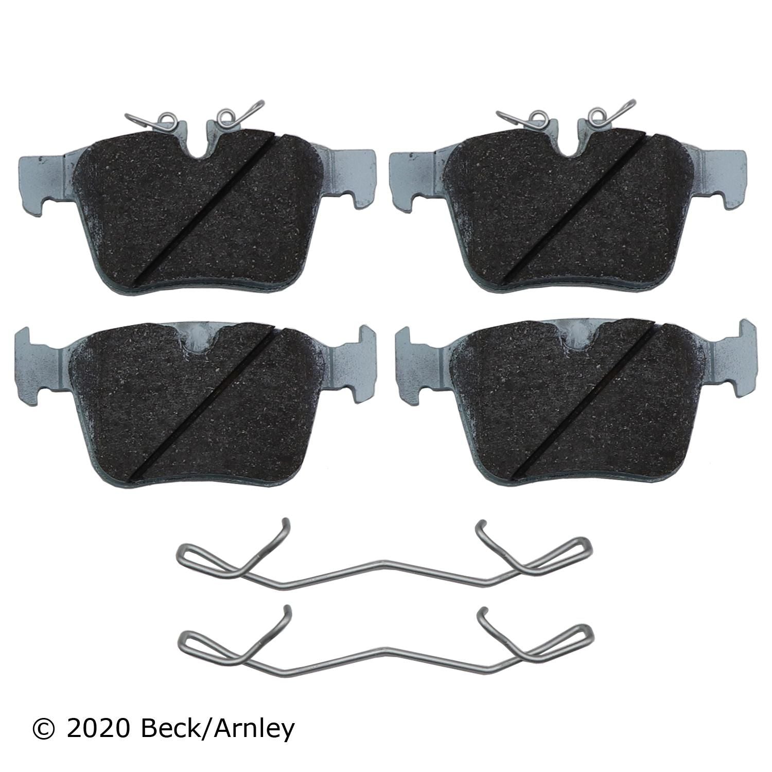 Beck / Arnley Semi - metallic Disc Brake Pad Set 085-7100