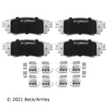 Beck / Arnley Semi - Metallic Disc Brake Pad Set 085-7114